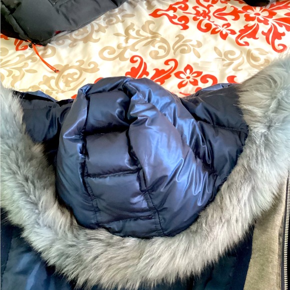 Metalic Blue Parka - Picture 5 of 7